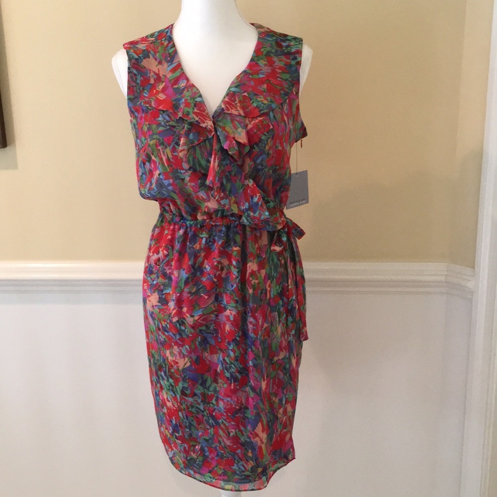 Mark New York Andrew Marc Tropical Dress Size 10